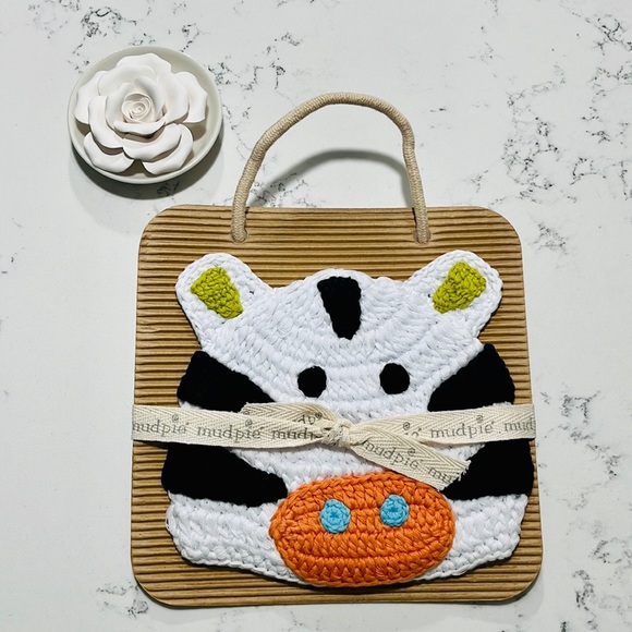 Mud Pie Other - Mud Pie Infant’s Safari Crochet Zebra Hat